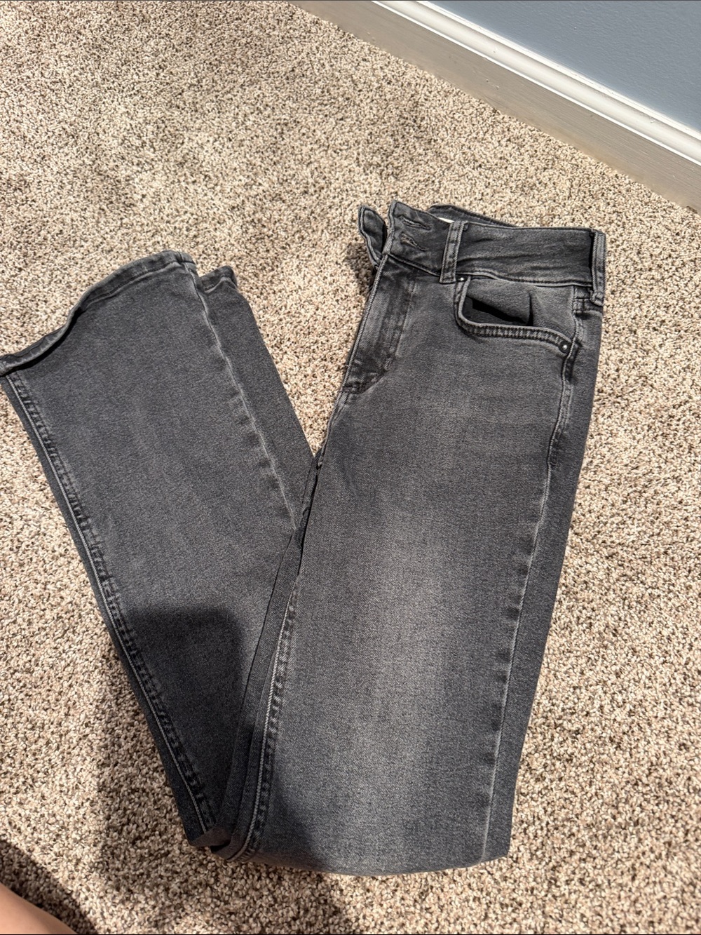 We The Free Mid-Rise Bootcut Jeans in Washed Black
